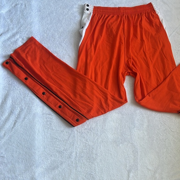 NWT Y2K VTG Mens Bright Breakaway‎ Streetwear Athletic Gym Joggers USA XL Orange - Picture 9 of 10